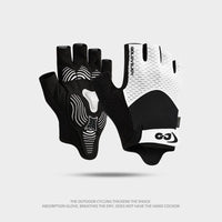 Cycling Gloves Half Finger Outdoor Mountain Bike Shock Absorption Non-slip Breathable