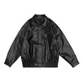 Motorcycle Clothing Leather Coat Men's Pu Shuai Loose Niche