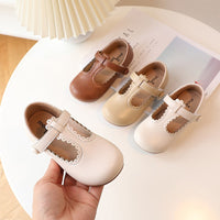 Soft Soled Toddler Girls' Small Leather Shoes
