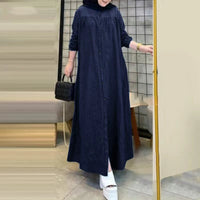 Bohemian Loose Plus-Size Long Cardigan