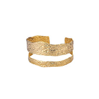 Womens Luxury High-end C-shaped Geometric Open Bangle