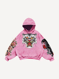 Fashion Casual Printed Polyester Sweater