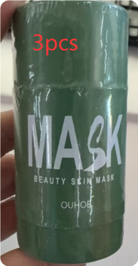 Solid Cleansing Mask Oil Control Shrink Pores To Blackheads Cleansing Green Tea Solid Mask Mud Eggplant Mud Mask