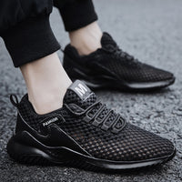 Mesh Hollow Air Leak Honeycomb Mesh Shoes, Lightweight Sports Shoes, Men's Shoes