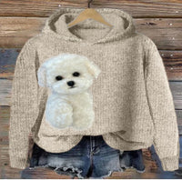 Digital Printing Dog Pattern Sweater Men