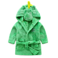 Boys And Girls Cartoon Animal Modeling Facecloth Bathrobe