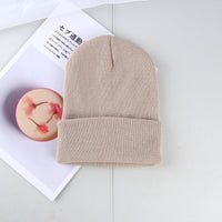 Light Board Knitted Hat Winter Wool Hat Men's And Women's Warm Hat