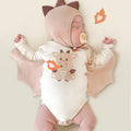 Ins Style Fire-breathing Dragon Printing Modeling Romper Baby Rompers