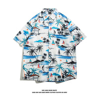 Men's Vintage Shirt With Short Sleeves