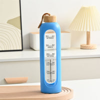 Large Capacity Portable Glass Water Bottle Single Layer High Temperature Resistance