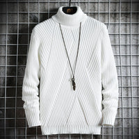 Men's Twill Double-breasted Knit Sweater