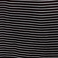 Womens Crew-Neck Slit Short-Sleeve Striped Dress