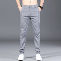 Black Plaid Mens Dress Pants