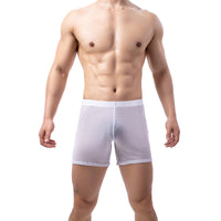 Men's Fashion Leggings Solid Color Transparent Underwear