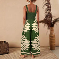 Printed Casual Fashion Jumpsuit With Straps For Women