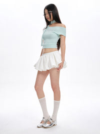 High-waisted Slimming A-line Skirt Mid-length Skirt