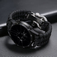 Outdoor Paracord Braided Strap Nylon Adjustable