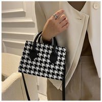 Plaid Small Handbag Women's Casual Shoulder Crossbody Bag