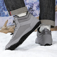 Fleece-lined Waterproof Snow Boots Couple High-top Casual Cotton Shoes