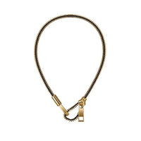 Dramatic Street-style Design With A Zipper-inspired Necklace