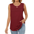 Sleeveless Crew-neck Loose-fitting Fashionable Vest