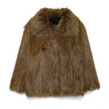 Women's Fashion Fur Lapel Coat Jacket