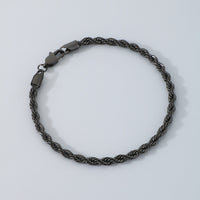 Hip-hop Trendy Braided Chain Couple Bracelet Accessory