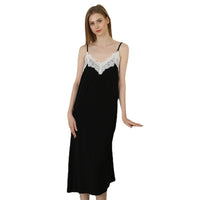 Backless Modal Nightdress Women's Midi Dress