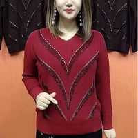 Base Shirt Mom Wear Casual Loose Elastic Slimming Youthful-looking