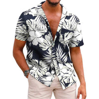 Summer Hawaii Printing Men Short Sleeve