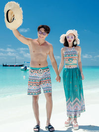 Men's New Couple Split Swimsuit