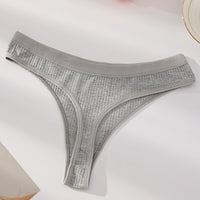 Womens Seamless Low-rise Cotton Sports Underwear