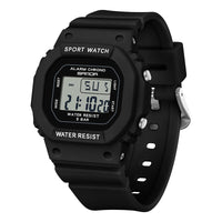 Square Electronic Watch Colorful Creativity For Male And Female Students