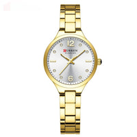 Simple Small Dial Waterproof Quartz Womens Watch