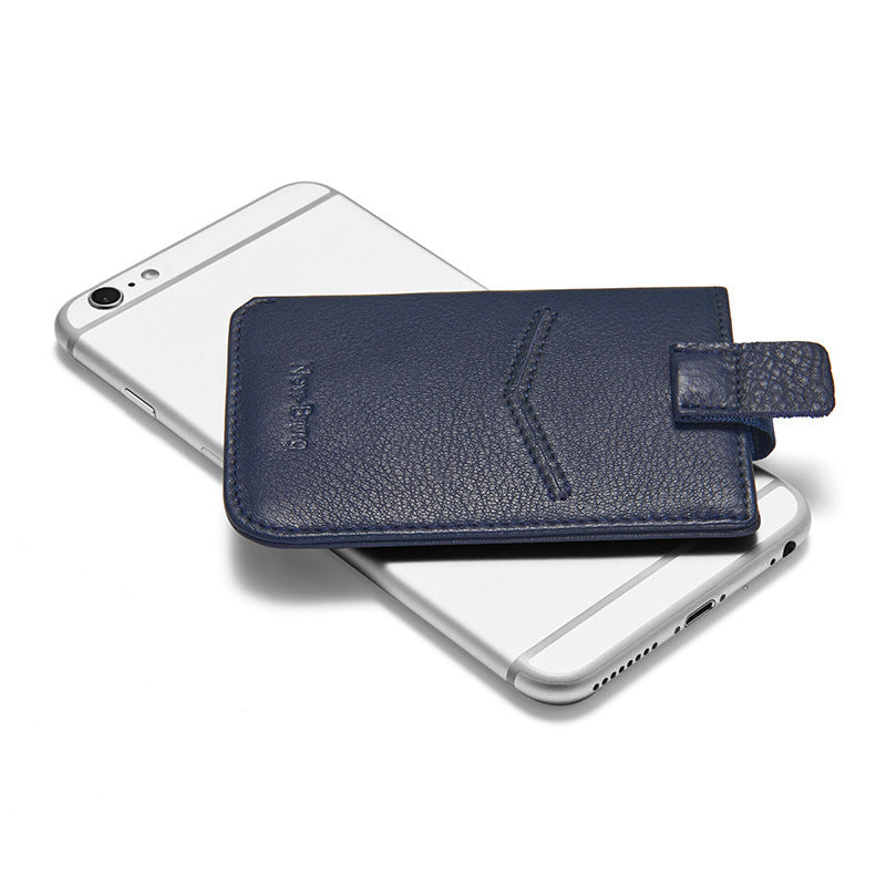 Men's Buckle Driving License Leather Case Mini Wallet