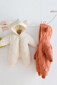Winter Korean Male And Female Baby Bear Ears