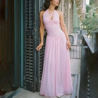 Women's Solid-color Cross-border Backless Dress
