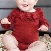 Girls Knitted Bag Fart Romper