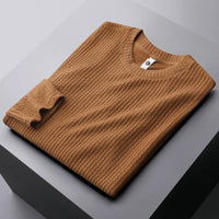 Men's Solid Color Bottoming Shirt Thickened Sweater