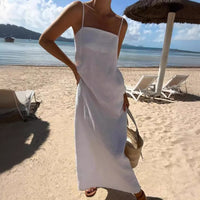 Cotton-Linen Comfortable Vacation Dress For Women
