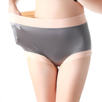 High Waist Satin Plus Size Underwear