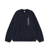Men's Polar Fleece Adhesive Round Neck Sweater
