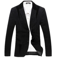 Men's Korean Slim Fitting Cotton Suit