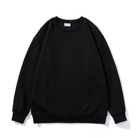 Drop Shoulder Sweater Water Soft Cotton Round Neck Solid Color Men And Women