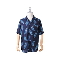 Men's Shirt Rayon Printed Cardigan Short Sleeve Beach Shirt