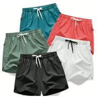 Men's Thin Casual Quick-Dry Running Sports Fitness Cropped Pants For Guys