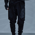 Concealer Spring New Black Heterogeneous Stitching Beam Black Trendy Tooling Casual Pants