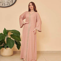 European And American Women's Bronze Muslim Dubai Robe