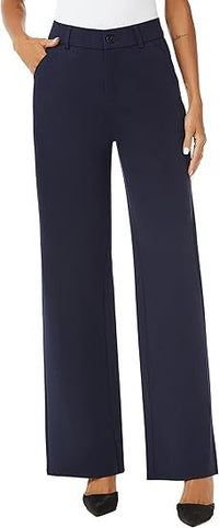 Women's Commuter High-Waisted Wide-Leg Pants
