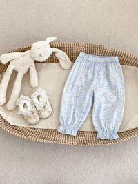 Thin Breathable Ankle-tied Puff Pants